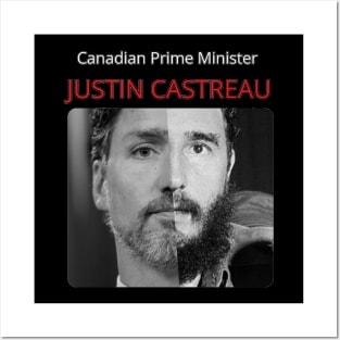 Canadian Prime Minister Justin Castreau Posters and Art